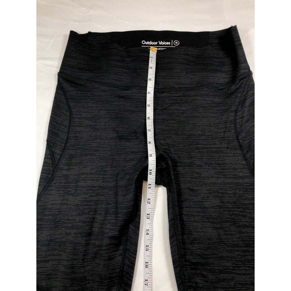 Outdoor Voices Warmup Leggings Charcoal Grey Space Dye High Rise Womens Medium - Picture 6 of 11